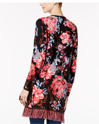 INC International Concepts Floral Print Cotton Cardigan Only At Macys
