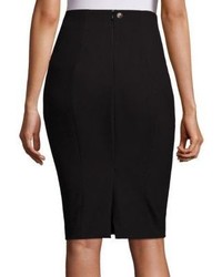 Versace Collection Placed Floral Lace Pencil Skirt