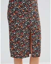 Glamorous Floral Pencil Skirt
