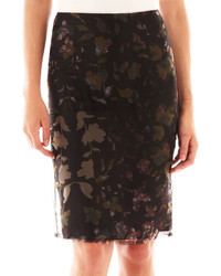 MNG by Mango Floral Pencil Skirt