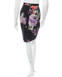 Dolce & Gabbana Floral Silk Skirt