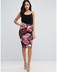 Jessica Wright Pencil Floral Skirt