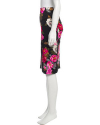 Dolce & Gabbana Silk Pencil Skirt