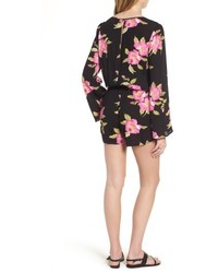 Mimichica Mimi Chica Floral Bell Sleeve Romper