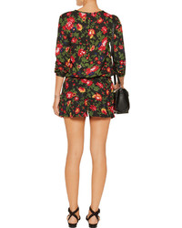 W118 By Walter Baker Margot Floral Print Crepe Playsuit