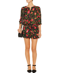 W118 By Walter Baker Margot Floral Print Crepe Playsuit
