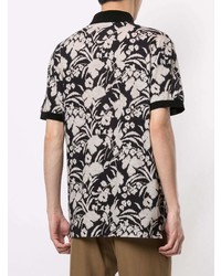 Salvatore Ferragamo Fiori Print Polo Shirt