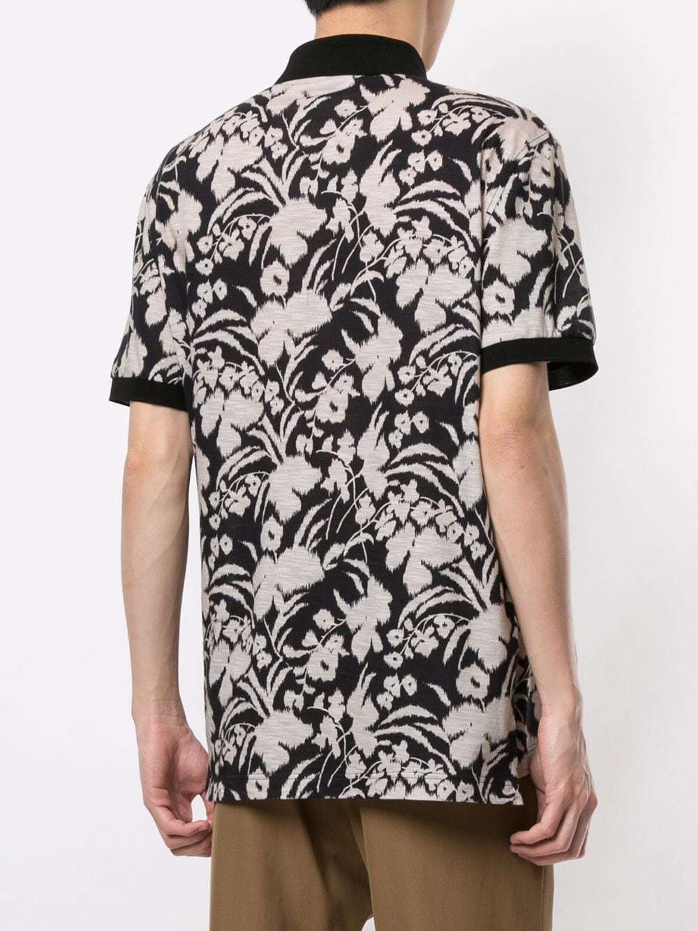 Salvatore Ferragamo Fiori Print Polo Shirt, $265 | farfetch.com | Lookastic