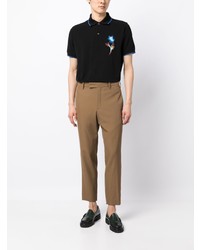 Paul Smith Floral Embroidery Polo Shirt