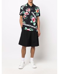 Moschino Floral Print Polo Shirt