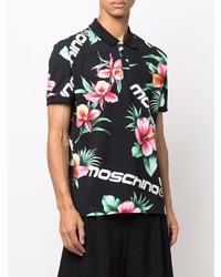 Moschino Floral Print Polo Shirt