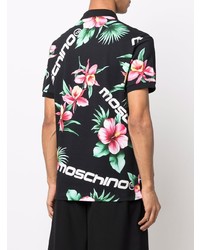 Moschino Floral Print Polo Shirt