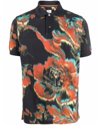 Paul Smith Floral Print Polo Shirt