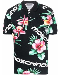 Moschino Floral Print Polo Shirt