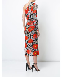 Dvf Diane Von Furstenberg Floral One Shoulder Dress