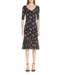 Fuzzi Floral Tulle Dress
