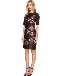 Taylor 34 Sleeve Placed Floral Print Shift