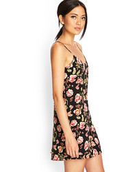 Forever 21 Cutout Floral Shift Dress