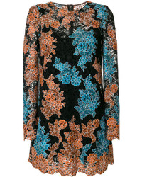Dolce & Gabbana Floral Crochet Shift Dress