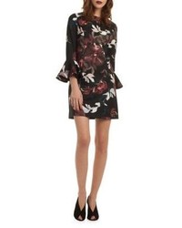 Trina Turk Floral Smooth Woven Shift Dress