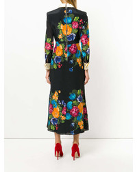 Gucci Floral Print Shirt Dress