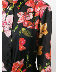 Pinko Floral Print Shirt Dress