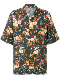 McQ Alexander Ueen Floral Short Sleeved Shirt