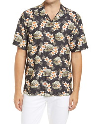 Tommy Bahama Coconut Point Surf Shack Short Sleeve Button Up Aloha Shirt