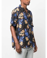 Ksubi Cuban Collar Floral Print Shirt