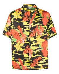 Phipps Floral Print Oversized Bowling Shirt