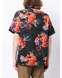 PS Paul Smith Floral Print Short Sleeved Shirt