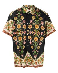 Bode Floral Print Short Sleeved Shirt