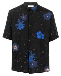Saint Laurent Floral Speckled Shirt