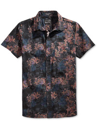 Tavik Harmon Floral Print Short Sleeve Shirt