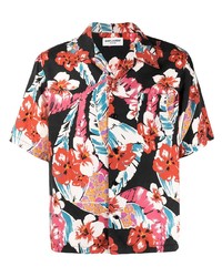 Saint Laurent Hawaiian Print Short Sleeve Shirt