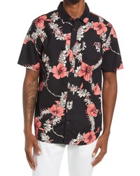 Vans Leid To Rest Classic Fit Floral Short Sleeve Button Up Shirt