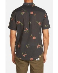 rhythm Palm Down Trim Fit Short Sleeve Print Woven Shirt