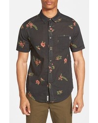 rhythm Palm Down Trim Fit Short Sleeve Print Woven Shirt