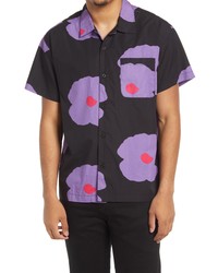 Obey Resort Floral Short Sleeve Button Up Shirt