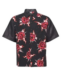 Prada Rose Printed Shirt