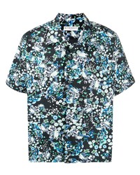 Givenchy Short Sleeve Floral Printed Shirt