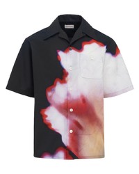 Alexander McQueen Solarised Flower Hawaiian Shirt