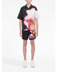 Alexander McQueen Solarised Flower Print Shirt