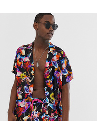 ASOS DESIGN Tall Co Ord Relaxed Floral Shirt