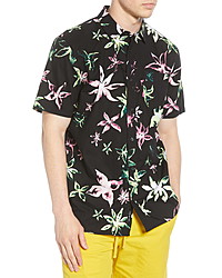 Vans West Street Floral Short Sleeve Button Up Shirt