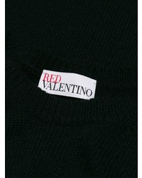 RED Valentino Floral Three Quarter Sleeve Sweater