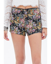 Forever 21 Floral Tapestry Shorts