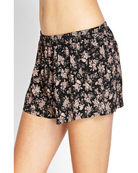 Forever 21 Flowy Floral Woven Shorts
