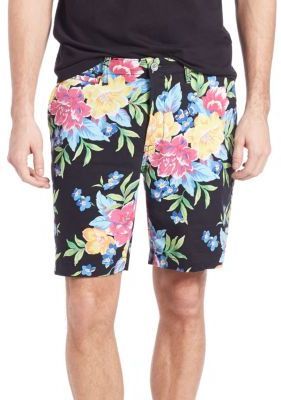 polo floral shorts