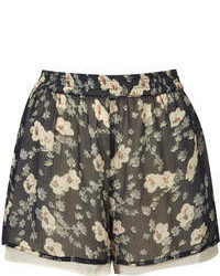 Topshop Reclaim To Wear Double Layer Floral Shorts